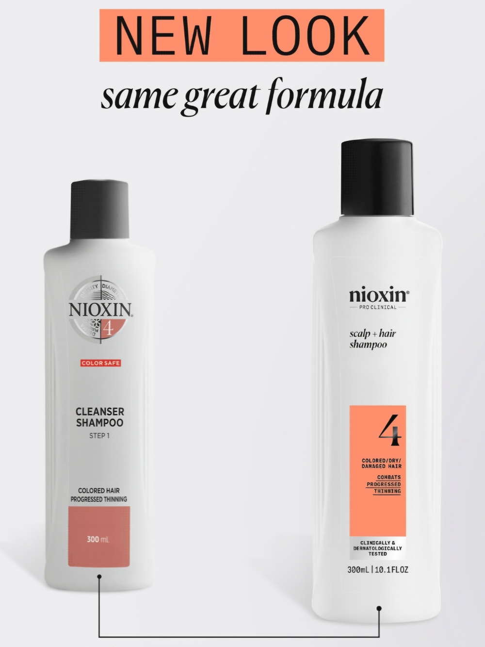 Step 4 Scalp + Hair Shampoo for Colored Hair - White/Peach